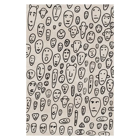 Qeeboo x Andrea Branzi Genetic Tales tappeto 200x300