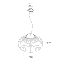 Faro Barcelona Isabelle suspension lamp