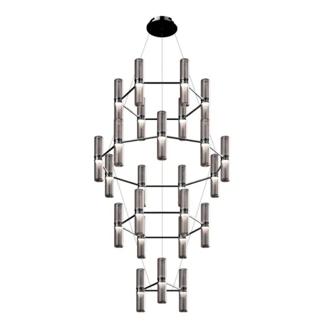 Artemide Zephyr Chandelier Black suspension lamp