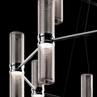 Artemide Zephyr Chandelier Black suspension lamp