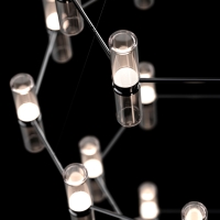 Artemide Zephyr Chandelier Bronze APP suspension lamp