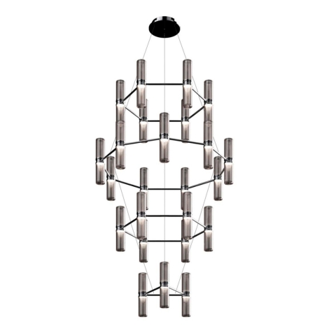 Artemide Zephyr Chandelier Black APP suspension lamp