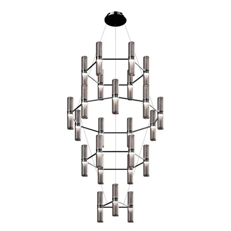 Artemide Zephyr Chandelier Black APP suspension lamp Artemide Zephyr Chandelier Black APP suspension lamp