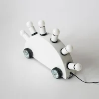 Memphis Super (bianco) edizione limitata lampada da tavolo