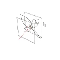 Flos replacement rod support for Ariette