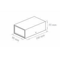 Lampo UP & DOWN Lampada da Parete Applique Biemissione LED 10W