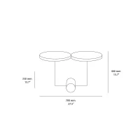Memphis Polar coffee table Memphis Polar coffee table