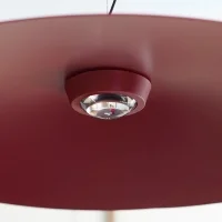 Luceplan Koinè 55 lampada a sospensione 3000k rossa