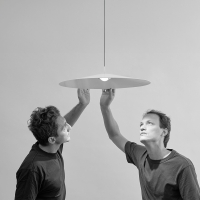 Luceplan Koinè 55 red 3000k suspension lamp