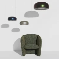 Petite Friture Brush lampada da sospensione