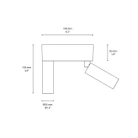 Flos C1 Double Spot Surface Small Ø35