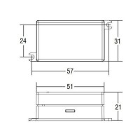 TCI STC/U 6W 500mA DC Alimentatore Elettronico In Corrente