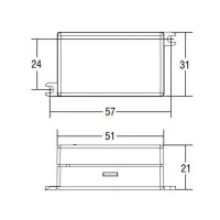 TCI STC/U 6W 500mA DC Alimentatore Elettronico In Corrente