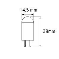 Philips Master led capsule 0.9W-10W 2700K 12V G4 Lampadina Led