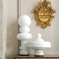 Fontana Arte Regina led glass Table Lamp