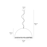 Karman Plancton outdoor suspension lamp