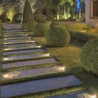 Lampo Faretto Segna Passo Carrabile LED 3W Per Esterno IP67 Con
