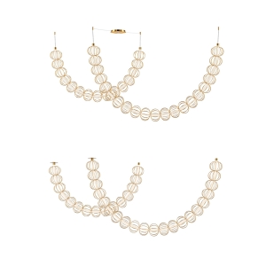 Maytoni Golden Cage lampada a sospensione