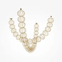 Maytoni Golden Cage lampada a sospensione