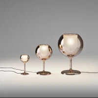 Penta Glo Large Lampada da Tavolo in Vetro
