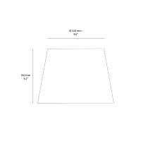 Astro Lighting French drum 220 diffuser