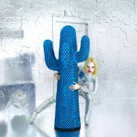 Gufram coat stand Andy's Cactus Limited Edition by Andy Warhol