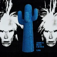 Gufram coat stand Andy's Cactus Limited Edition by Andy Warhol