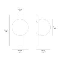 Estiluz Circ wall lamp