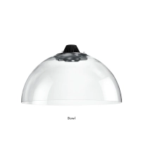 Flos Noctambule Led Suspension Glass Low Cylinder and Bowl by