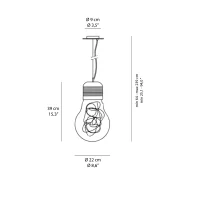 Ideal Lux Luce Max SP1 lampada a sospensione
