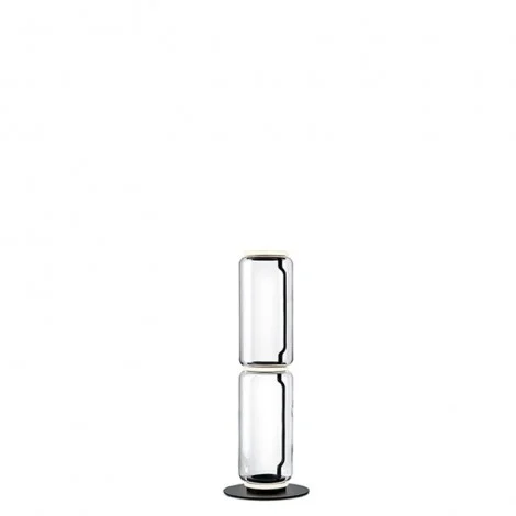 Flos Noctambule Led Floor Lamp Glass Low Cylinders by