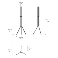 Flos Super Wire F lampada da terra