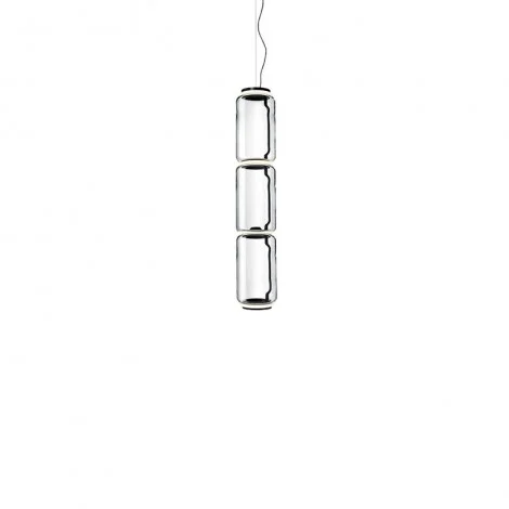 Flos Noctambule Led Suspension Glass Low Cylinders by