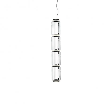 Flos Noctambule Led Suspension Glass Low Cylinders by
