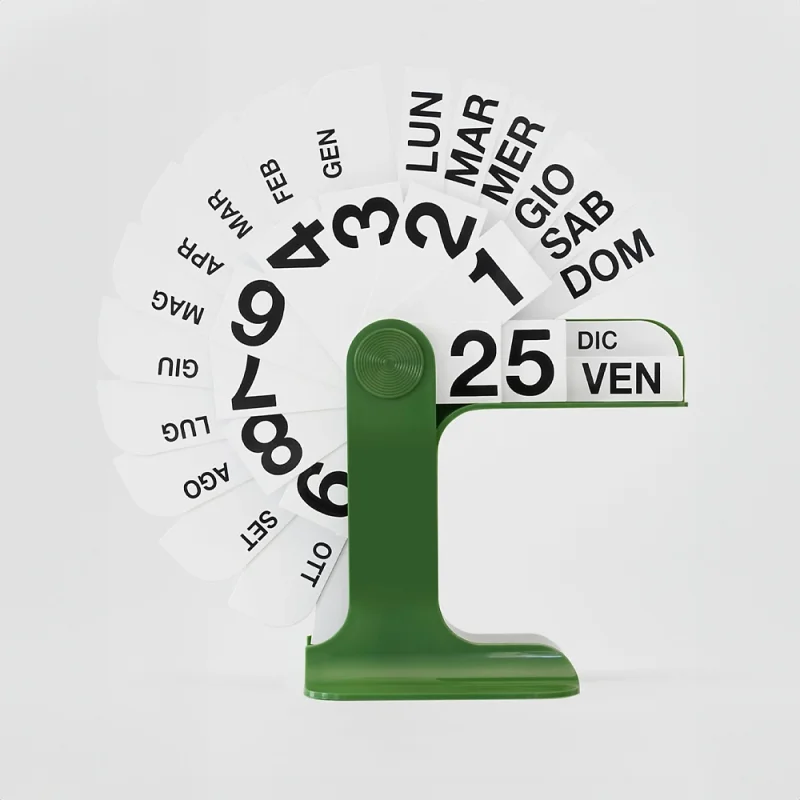 Danese Milano Timor perpetual calendar | Diffusione Luce
