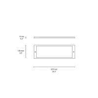 Flos installation frame for Cielo recessed IP67 Flos installation frame for Cielo recessed IP67
