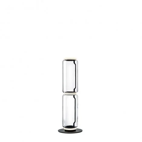 Flos Noctambule Led Floor Lamp Glass High Cylinders by