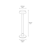 Flos Belvedere Clove 1 outdoor bollard