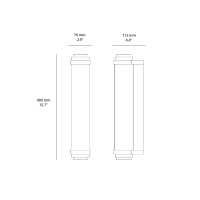 Astro Lighting Burlington 400 lampada da parete