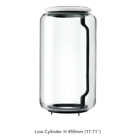 Flos Noctambule Lampada Da Terra Led Low Cylinders In Vetro by
