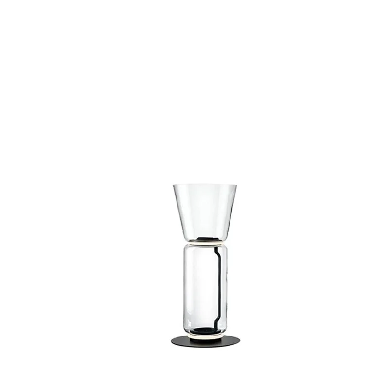 Flos Noctambule Led Floor Lamp Glass High Cylinders and Cone by