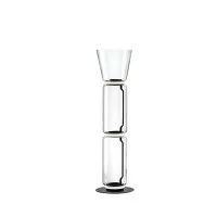 Flos Noctambule Led Floor Lamp Glass High Cylinders and Cone by