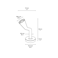 Flos Belvedere Spot Floor 1 outdoor spotlight