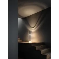 Flos Noctambule Led Floor Lamp Glass High Cylinders and Cone by