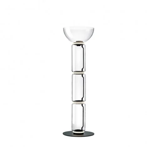 Flos Noctambule Big Led Floor Lamp High in Blow Glass by