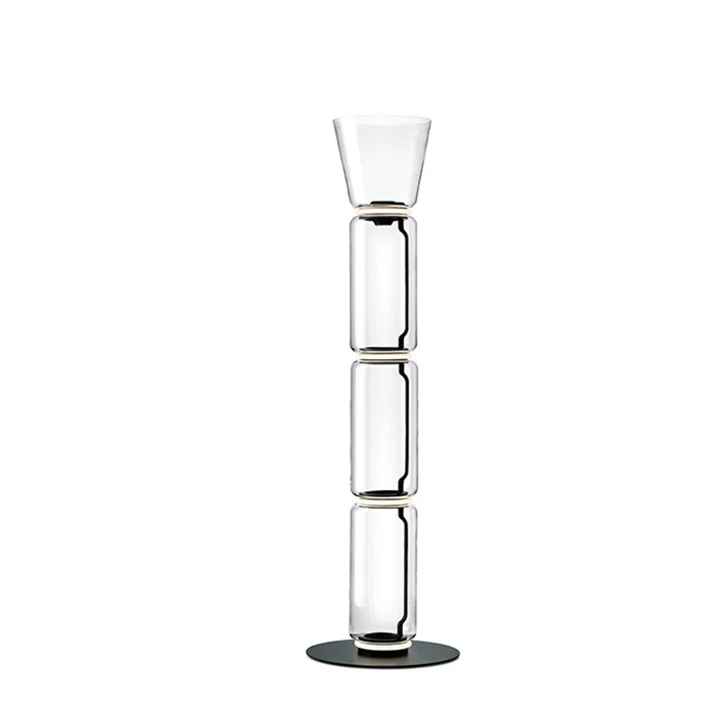 Flos Noctambule Big Led Floor Lamp High in Blow Glass by Flos Noctambule Big Led Floor Lamp High in Blow Glass by