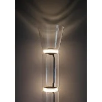 Flos Noctambule Big Led Floor Lamp High in Blow Glass by
