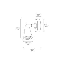 Flos Belvedere Spot Wall outdoor applique