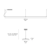 Luceplan Fienile Doppia bianco 2700k
