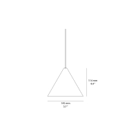 Cordina conico suspension lamp